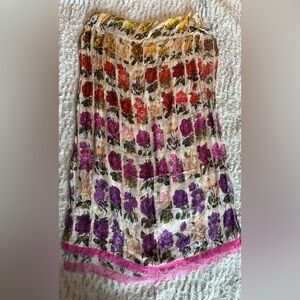 Ted Baker London Multicolor Floral Roses Scarf